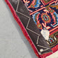 PERSER TEPPICH Abadeh Handgeknüpft Orientteppich Wolle Vintage Antik Rot Blau