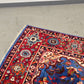 PERSER TEPPICH Keschan Blau Orientteppich Wolle Handgeknüpft Vintage