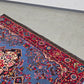 PERSER TEPPICH Keschan Blau Orientteppich Wolle Handgeknüpft Vintage