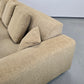 VINTAGE ECKSOFA sofa Couch Wohnlandschaft Beige Beige Sand Polster