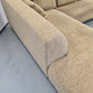 VINTAGE ECKSOFA sofa Couch Wohnlandschaft Beige Beige Sand Polster