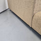 VINTAGE ECKSOFA sofa Couch Wohnlandschaft Beige Beige Sand Polster