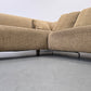 VINTAGE ECKSOFA sofa Couch Wohnlandschaft Beige Beige Sand Polster
