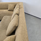 VINTAGE ECKSOFA sofa Couch Wohnlandschaft Beige Beige Sand Polster