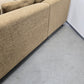 VINTAGE ECKSOFA sofa Couch Wohnlandschaft Beige Beige Sand Polster