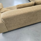 VINTAGE ECKSOFA sofa Couch Wohnlandschaft Beige Beige Sand Polster
