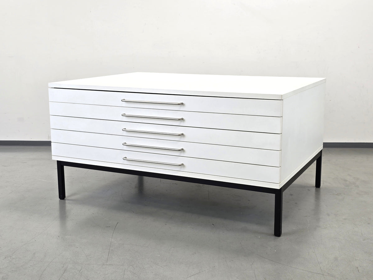 PLANSCHRANK ZEICHNUNGSSCHRANK Mid Century Architektenschrank A0 A1 Vintage