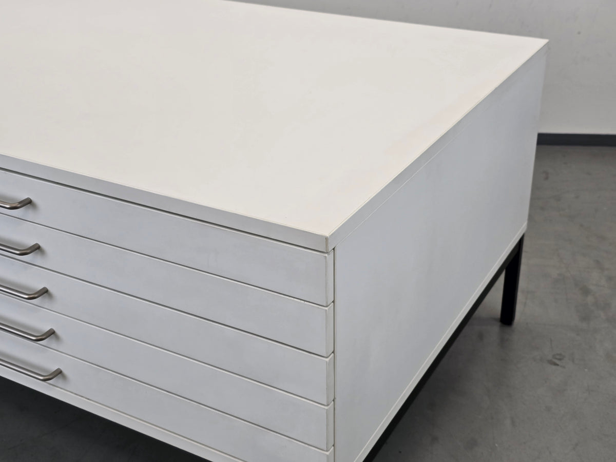 PLANSCHRANK ZEICHNUNGSSCHRANK Mid Century Architektenschrank A0 A1 Vintage