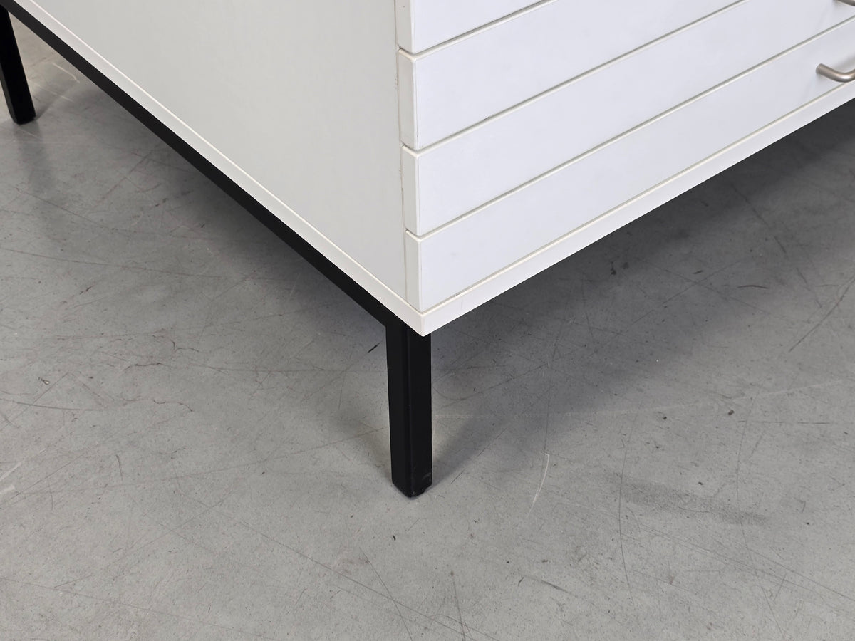 PLANSCHRANK ZEICHNUNGSSCHRANK Mid Century Architektenschrank A0 A1 Vintage