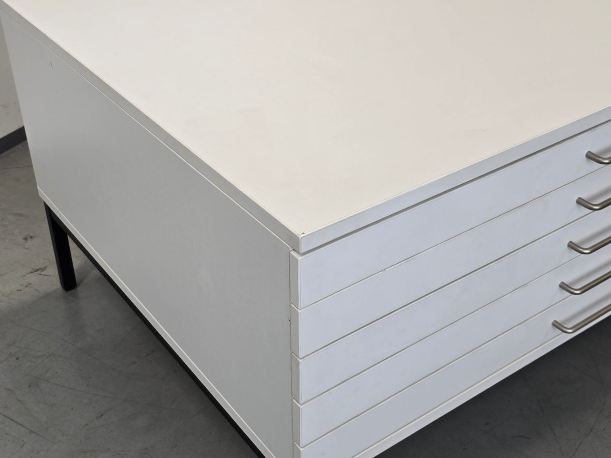 PLANSCHRANK ZEICHNUNGSSCHRANK Mid Century Architektenschrank A0 A1 Vintage