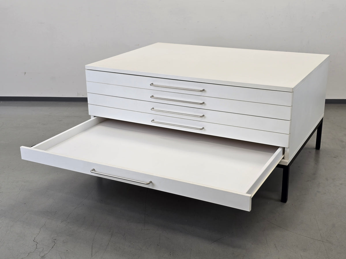 PLANSCHRANK ZEICHNUNGSSCHRANK Mid Century Architektenschrank A0 A1 Vintage