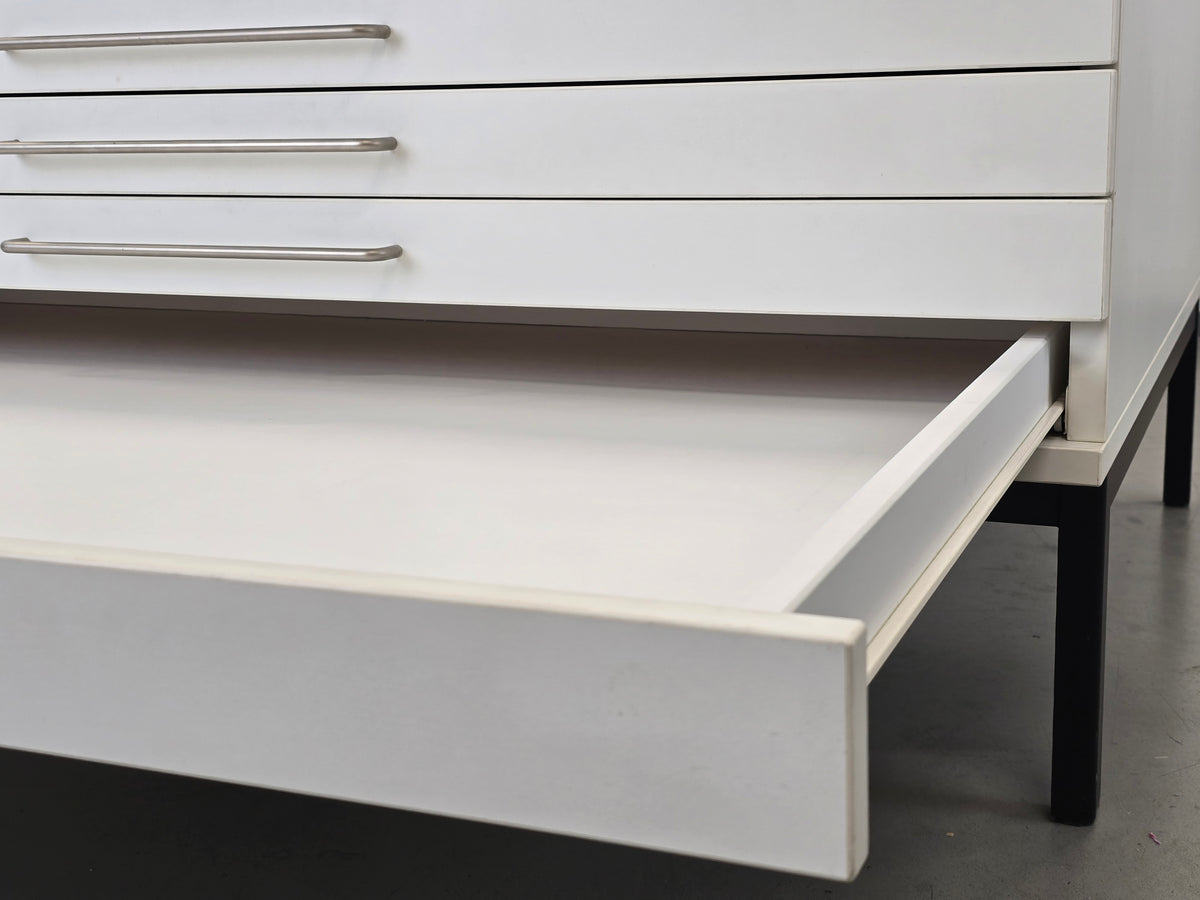 PLANSCHRANK ZEICHNUNGSSCHRANK Mid Century Architektenschrank A0 A1 Vintage
