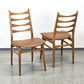 MID CENTURY Mignon Stuhl 60s Teak Holz Vintage Esszimmer Stuhl