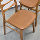 MID CENTURY Mignon Stuhl 60s Teak Holz Vintage Esszimmer Stuhl