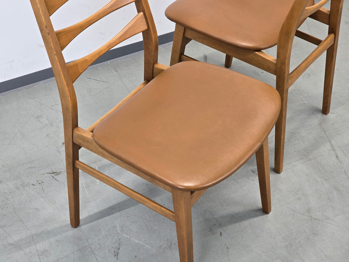 MID CENTURY Mignon Stuhl 60s Teak Holz Vintage Esszimmer Stuhl