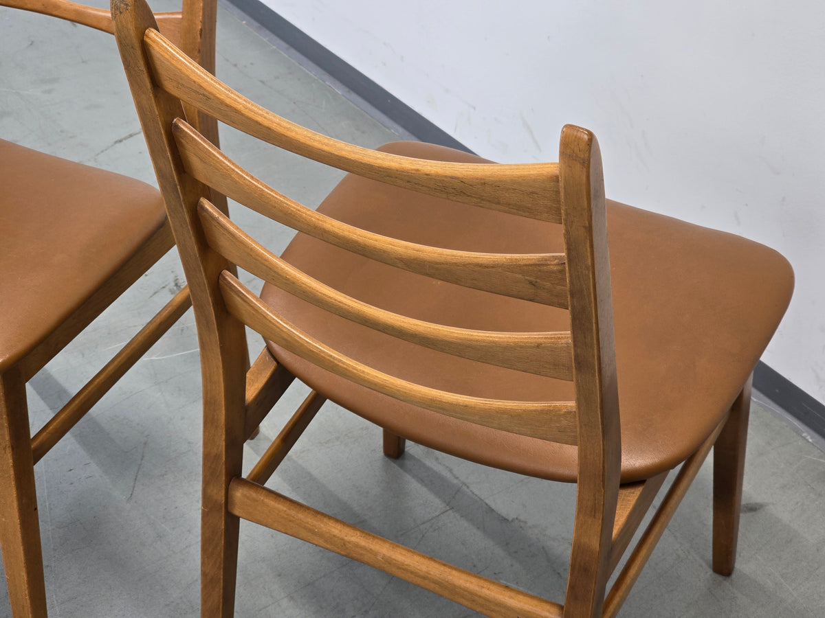 MID CENTURY Mignon Stuhl 60s Teak Holz Vintage Esszimmer Stuhl