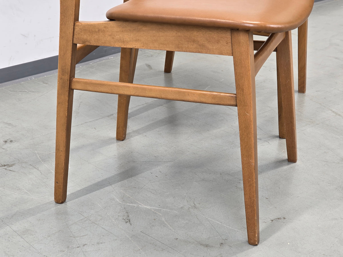 MID CENTURY Mignon Stuhl 60s Teak Holz Vintage Esszimmer Stuhl
