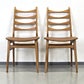 MID CENTURY Mignon Stuhl 60s Teak Holz Vintage Esszimmer Stuhl