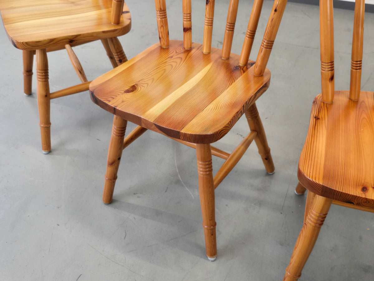 SPROSSENSTUHL KIEFER massiv Stuhl Vintage Skandi Mid Century 70s