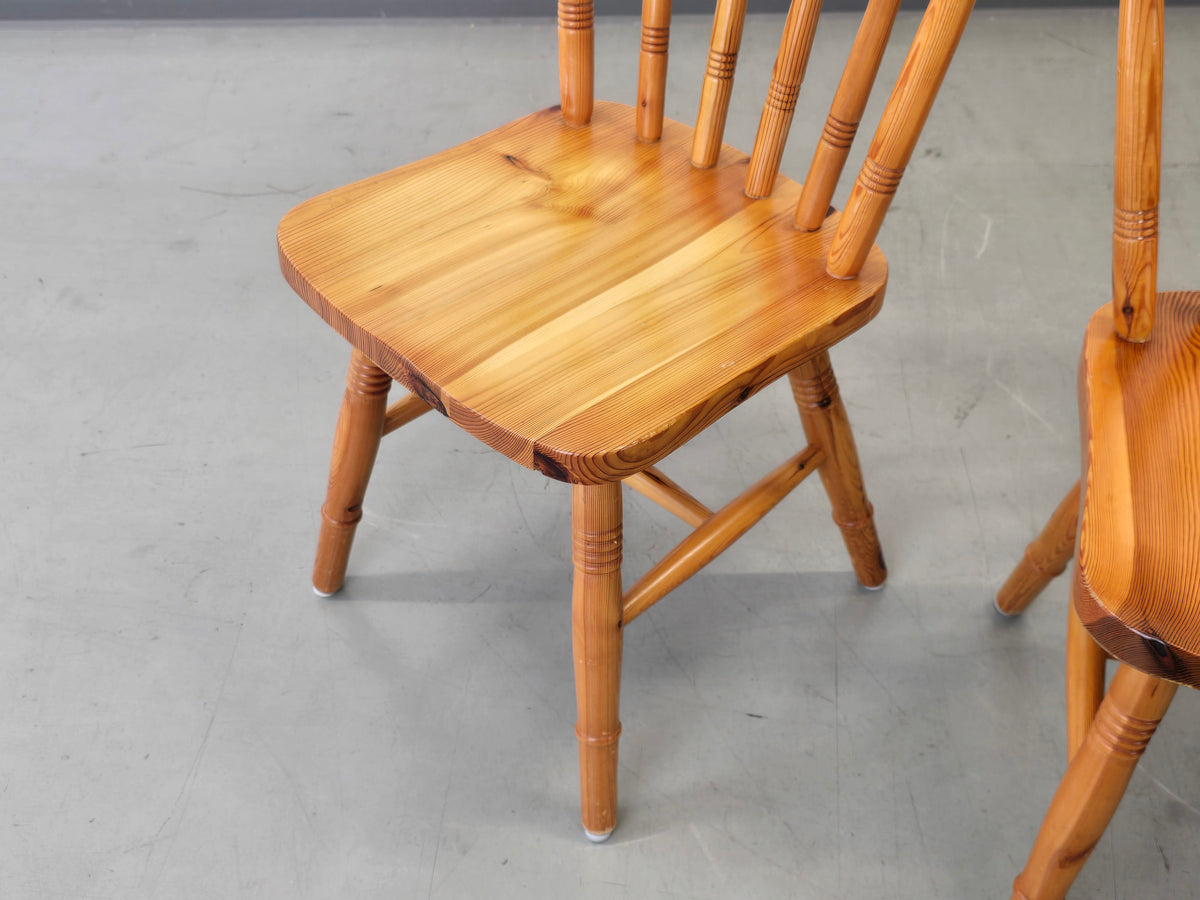 SPROSSENSTUHL KIEFER massiv Stuhl Vintage Skandi Mid Century 70s