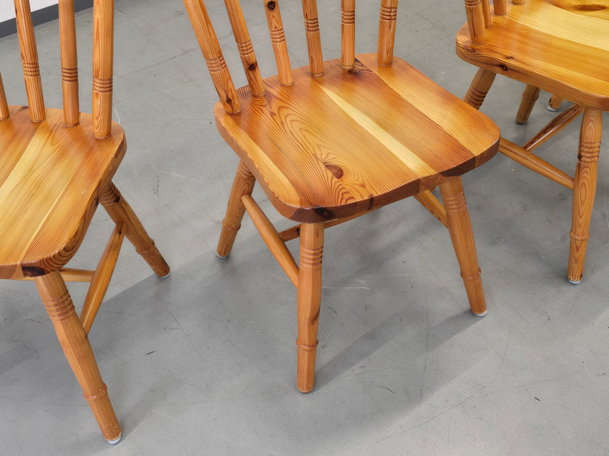 SPROSSENSTUHL KIEFER massiv Stuhl Vintage Skandi Mid Century 70s