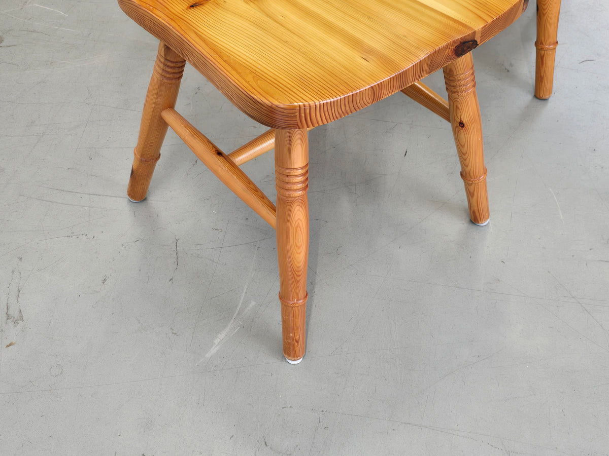 SPROSSENSTUHL KIEFER massiv Stuhl Vintage Skandi Mid Century 70s