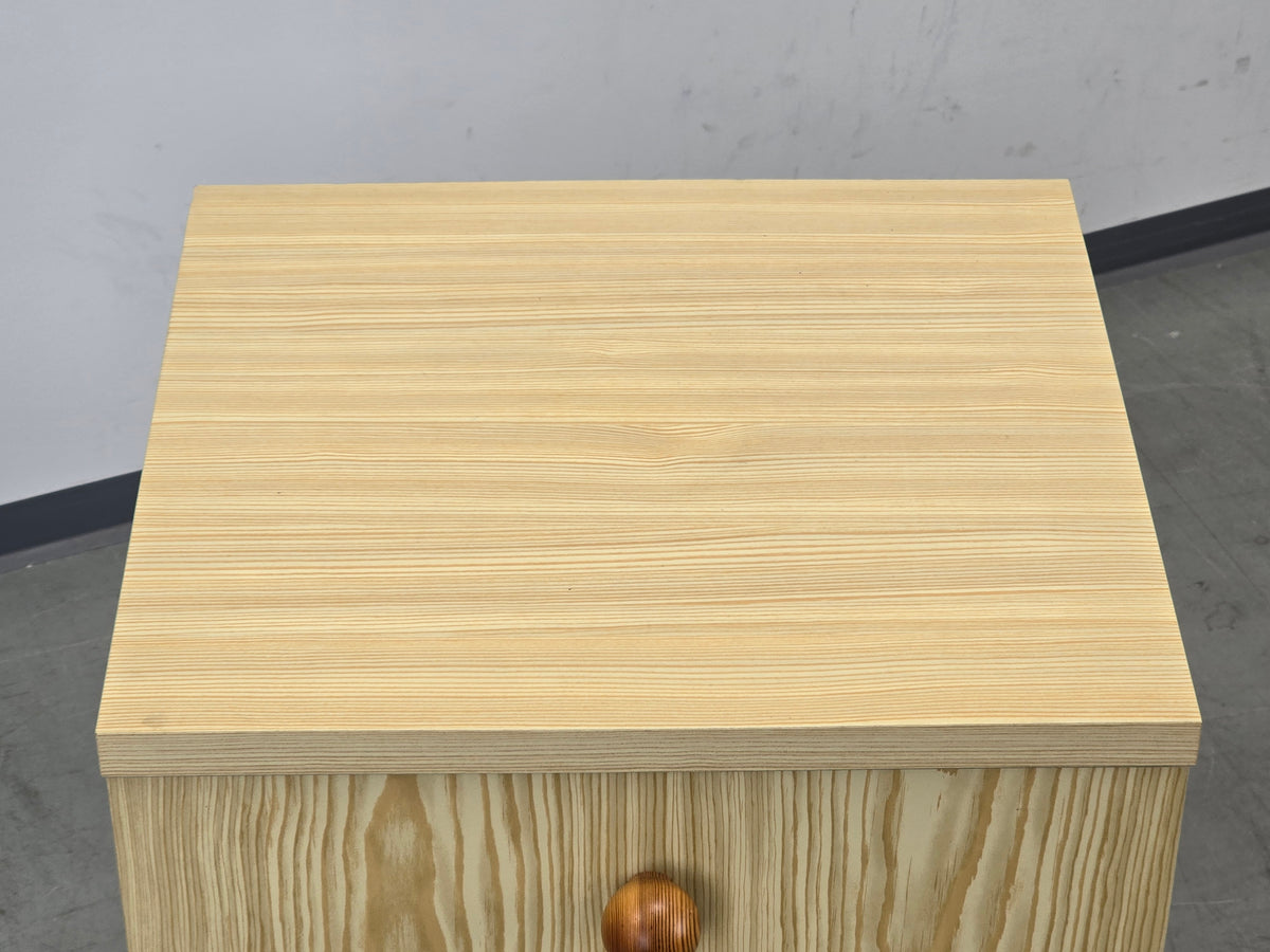 KIEFER KOMMODE Nachtschrank Beistelltisch Schubladenschrank Vintage Mid Century