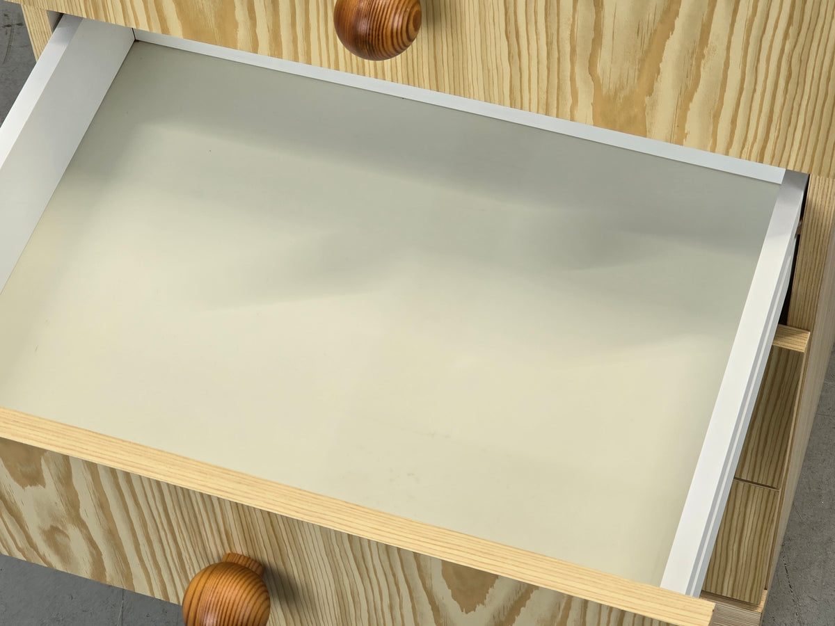 KIEFER KOMMODE Nachtschrank Beistelltisch Schubladenschrank Vintage Mid Century