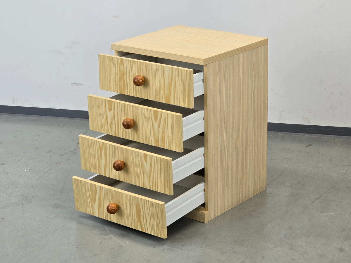 KIEFER KOMMODE Nachtschrank Beistelltisch Schubladenschrank Vintage Mid Century