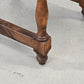 HOCKER BEISTELLTISCH Vintage Brutalist Holz Rustikal Massiv