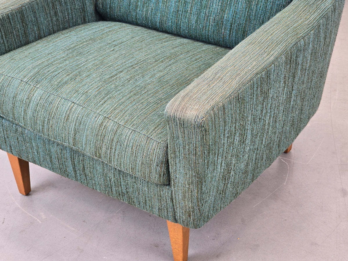 MID CENTURY SESSEL Vintage Stuhl grün Tv Lounge Cocktail 1960er