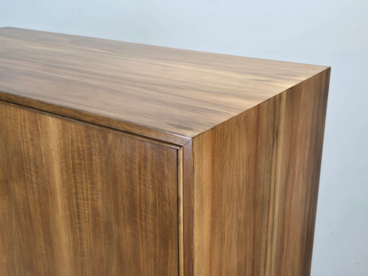 VINTAGE KLEIDERSCHRANK Nussbaum Vintage Holz Schrank Mid Century 1960er
