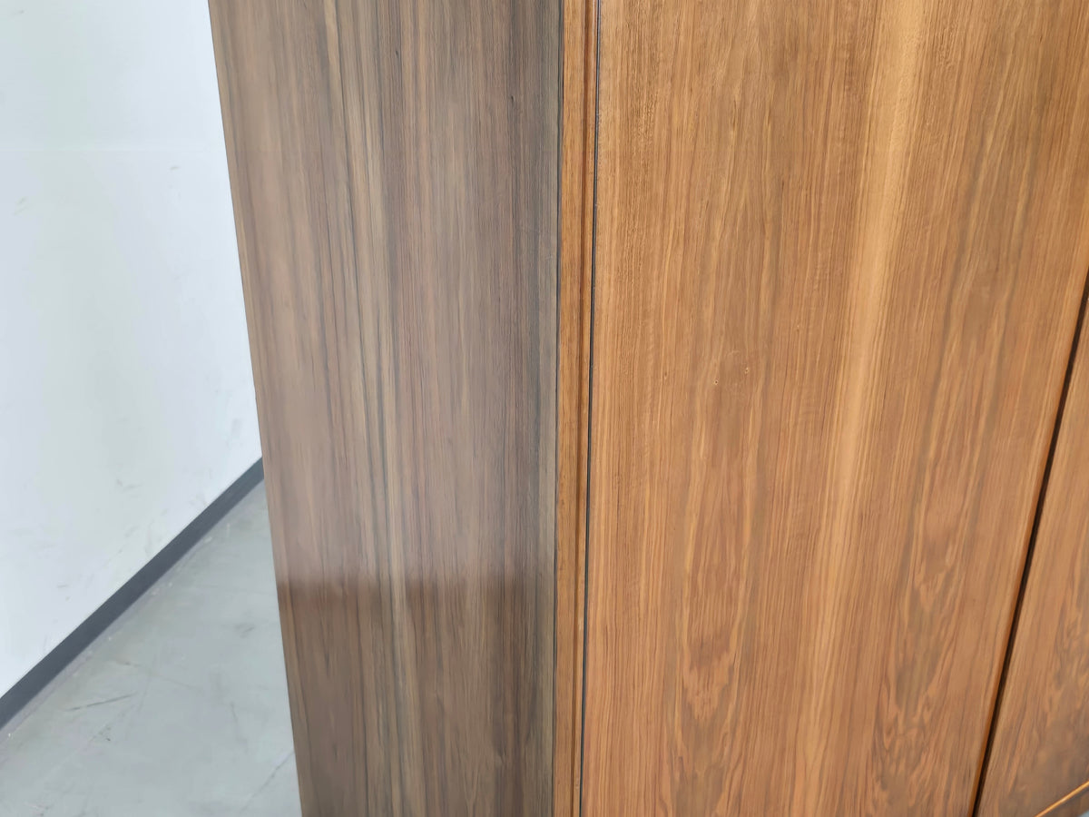 VINTAGE KLEIDERSCHRANK Nussbaum Vintage Holz Schrank Mid Century 1960er