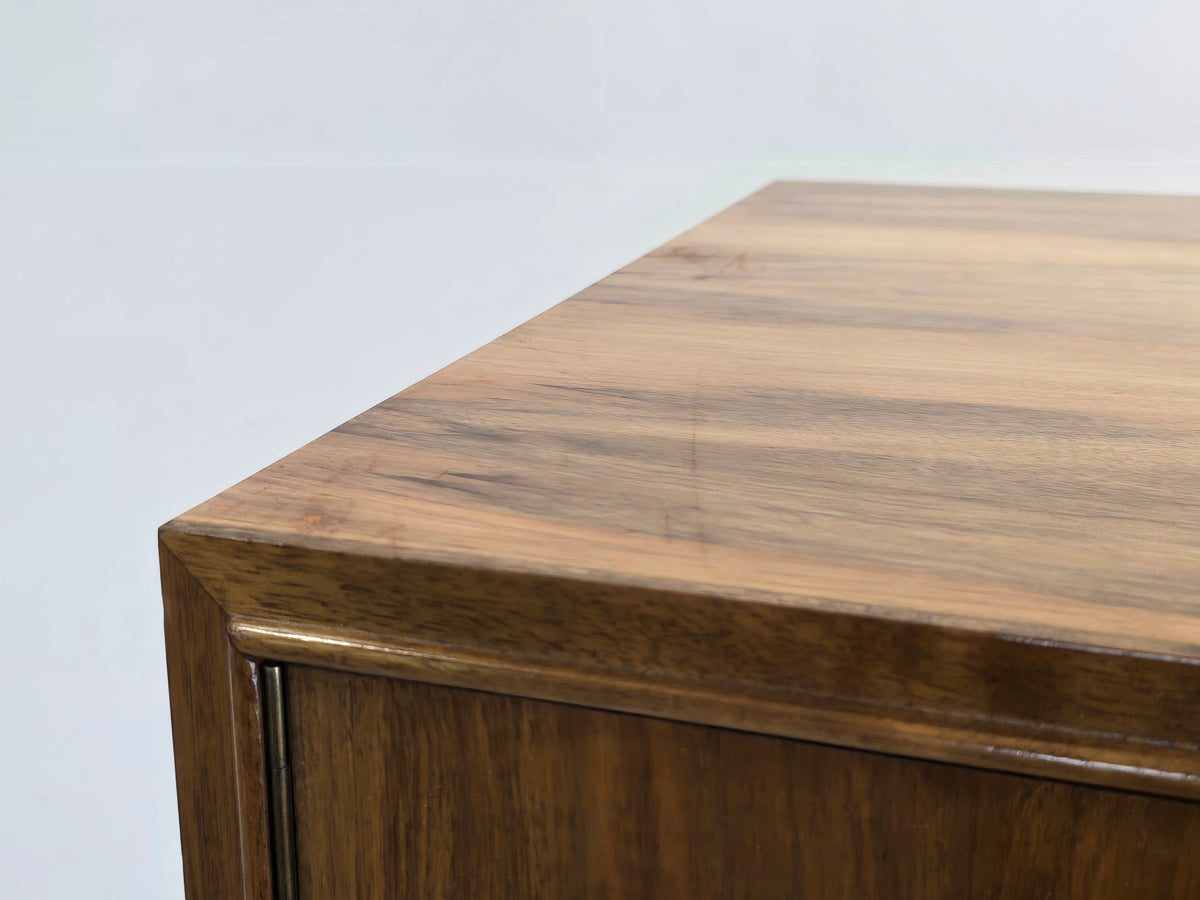 VINTAGE KLEIDERSCHRANK Nussbaum Vintage Holz Schrank Mid Century 1960er