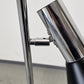 MID CENTURY STEHLAMPE Leuchte Vintage schwarz chrom Licht 60s