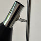 MID CENTURY STEHLAMPE Leuchte Vintage schwarz chrom Licht 60s