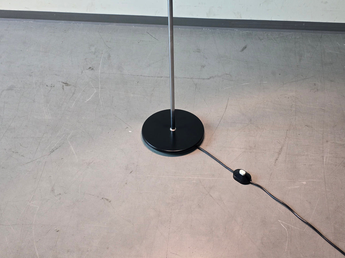 MID CENTURY STEHLAMPE Leuchte Vintage schwarz chrom Licht 60s