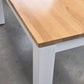 VOLLHOLZ ESSTISCH weiß Holz Esszimmer Tisch Schreibtisch Landhaus