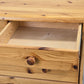 VOLLHOLZ KOMMODE Vintage Kiefer Holz Sideboard Schubladen Schuh