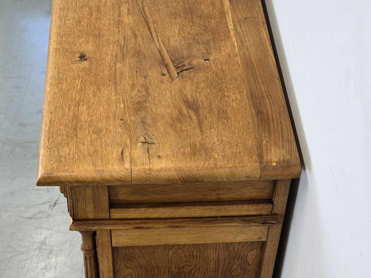 ANTIK KOMMODE Ablage Eiche Vollholz Vintage Flur Schnitzerei