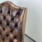 VINTAGE CHESTERFIELD SESSEL Antik Leder Tv Kaminzimmer Sessel