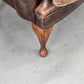 VINTAGE CHESTERFIELD SESSEL Antik Leder Tv Kaminzimmer Sessel