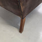 VINTAGE CHESTERFIELD SESSEL Antik Leder Tv Kaminzimmer Sessel