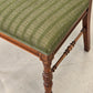 ANTIK STUHL Vintage Holz Grün Esszimmer Esstisch Küche Stühle