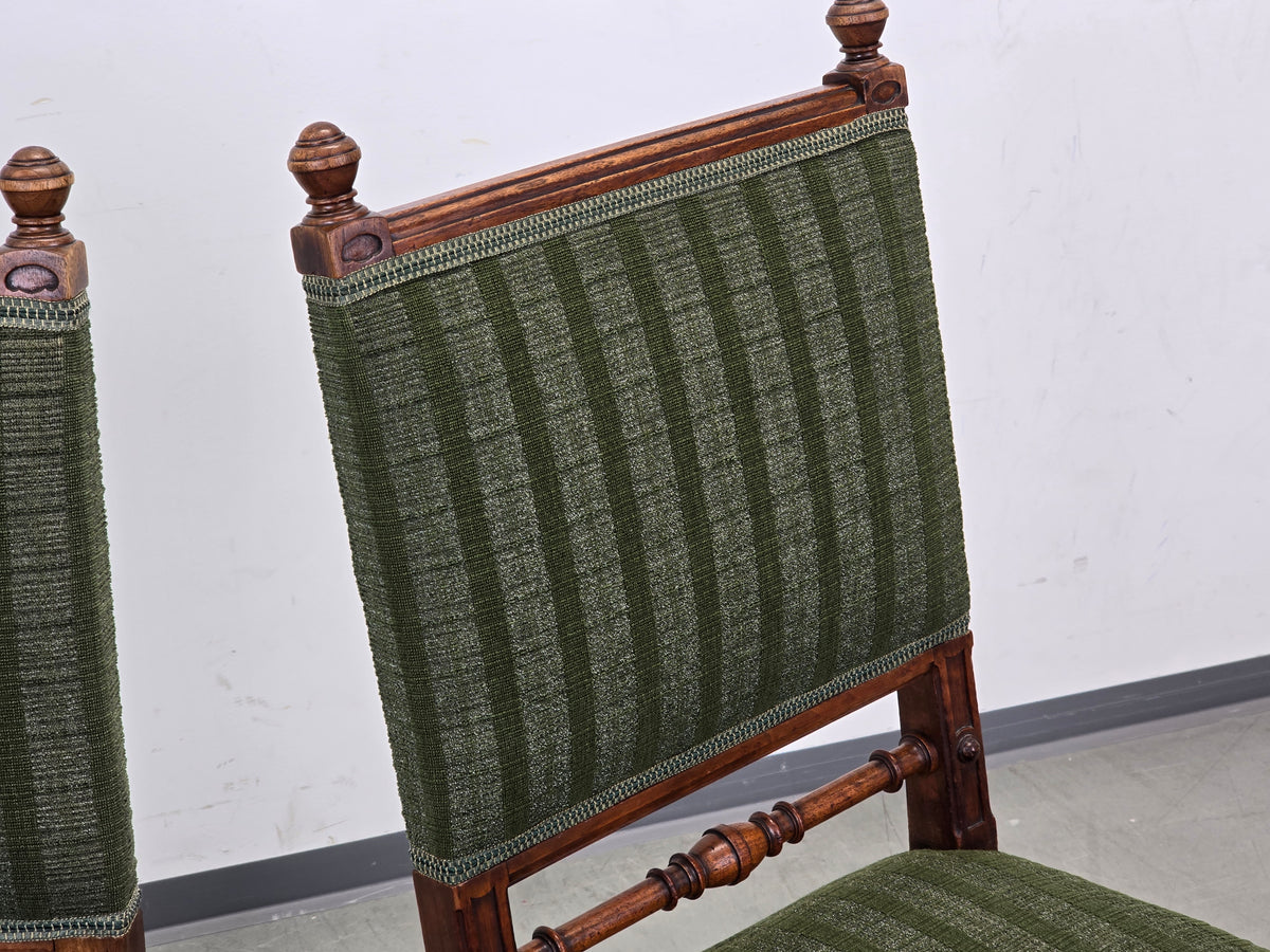 ANTIK STUHL Vintage Holz Grün Esszimmer Esstisch Küche Stühle