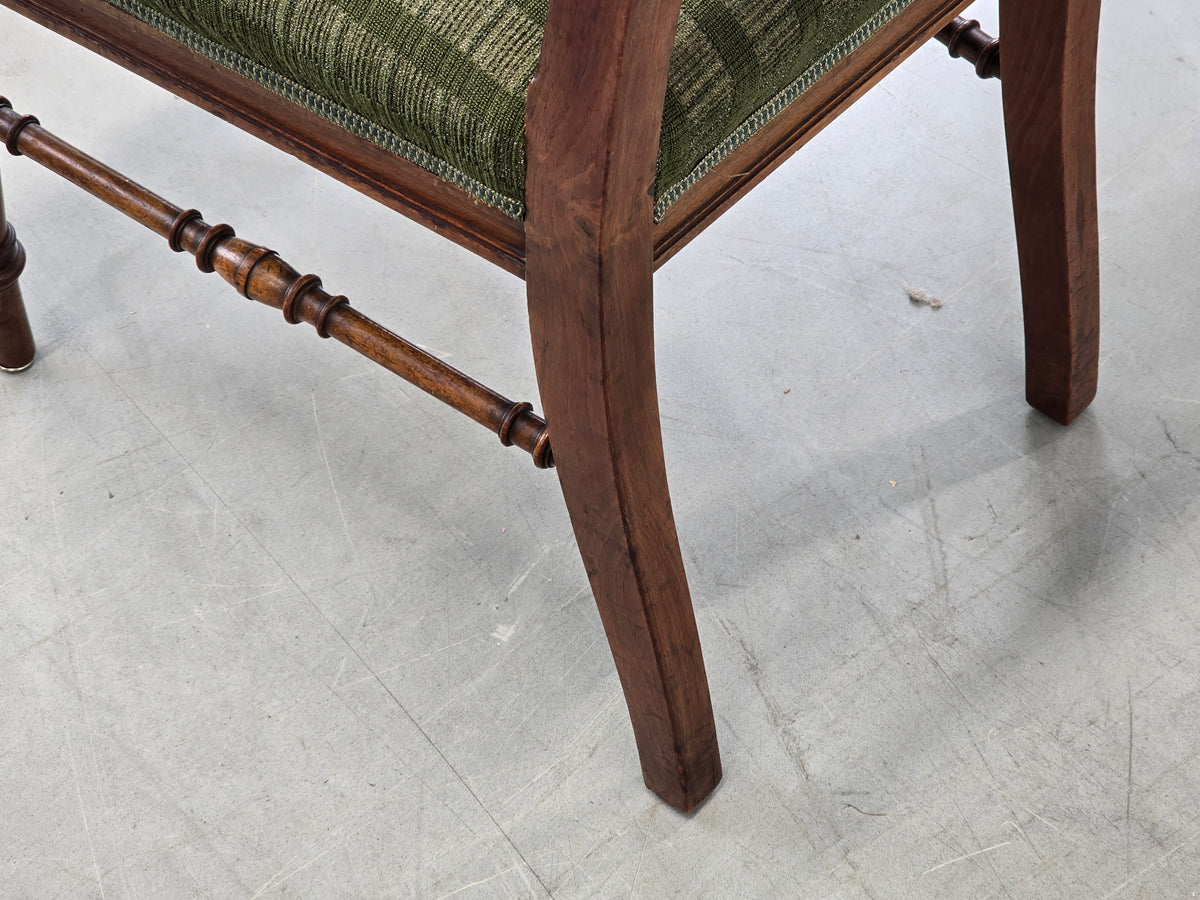 ANTIK STUHL Vintage Holz Grün Esszimmer Esstisch Küche Stühle