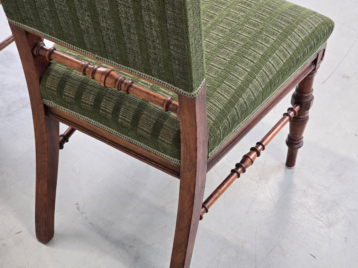 ANTIK STUHL Vintage Holz Grün Esszimmer Esstisch Küche Stühle