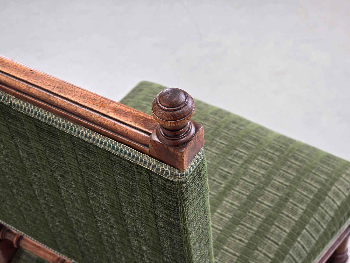ANTIK STUHL Vintage Holz Grün Esszimmer Esstisch Küche Stühle