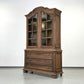 VINTAGE VITRINE Massiv Schrank Kommode Barock Stil Aufsatzschrank