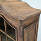 VINTAGE VITRINE Massiv Schrank Kommode Barock Stil Aufsatzschrank